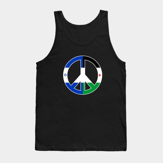 Peace and Love Symbol Tank Top by Wareham Spirals